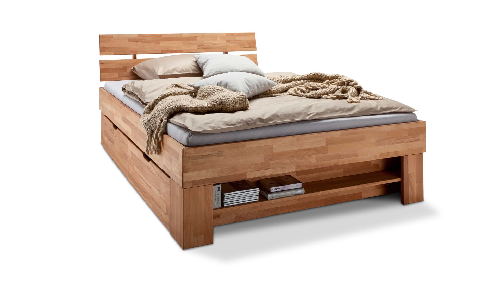 Schlafzimmer bett holz: thma schlafzimmer zum traeumen. holzbetten ...